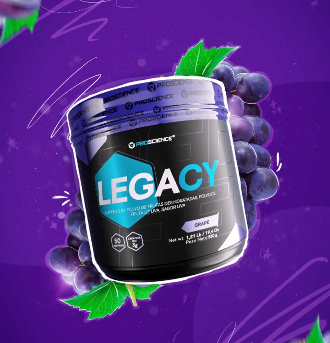 LEGACY UVA 550GR