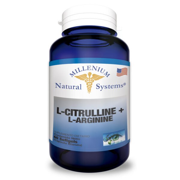 L-Citrulline + L-Arginine x 60 Softgels Natural Systems