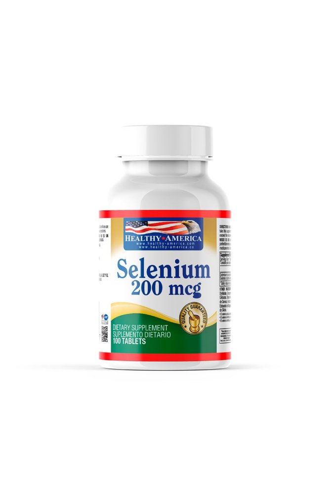 SELENIUM 200MCG 100 TABLETS (SELENIUM YEAST) Healthy America