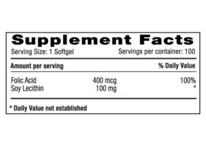 Folic x 100 Softgels Natural Systems - Imagen 2