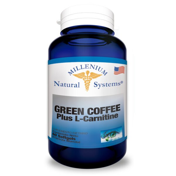 Green Coffee Plus L Carnitine x 60 Softgels Natural Systems