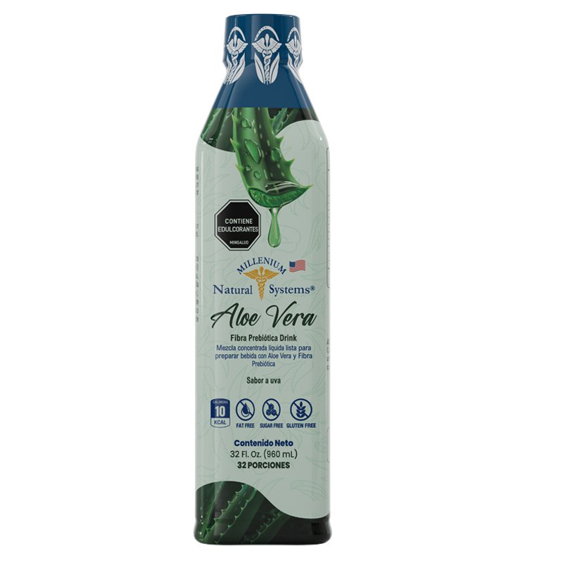 Aloe Vera + Fibra Prebiótica Drink 32 Oz Natural Systems