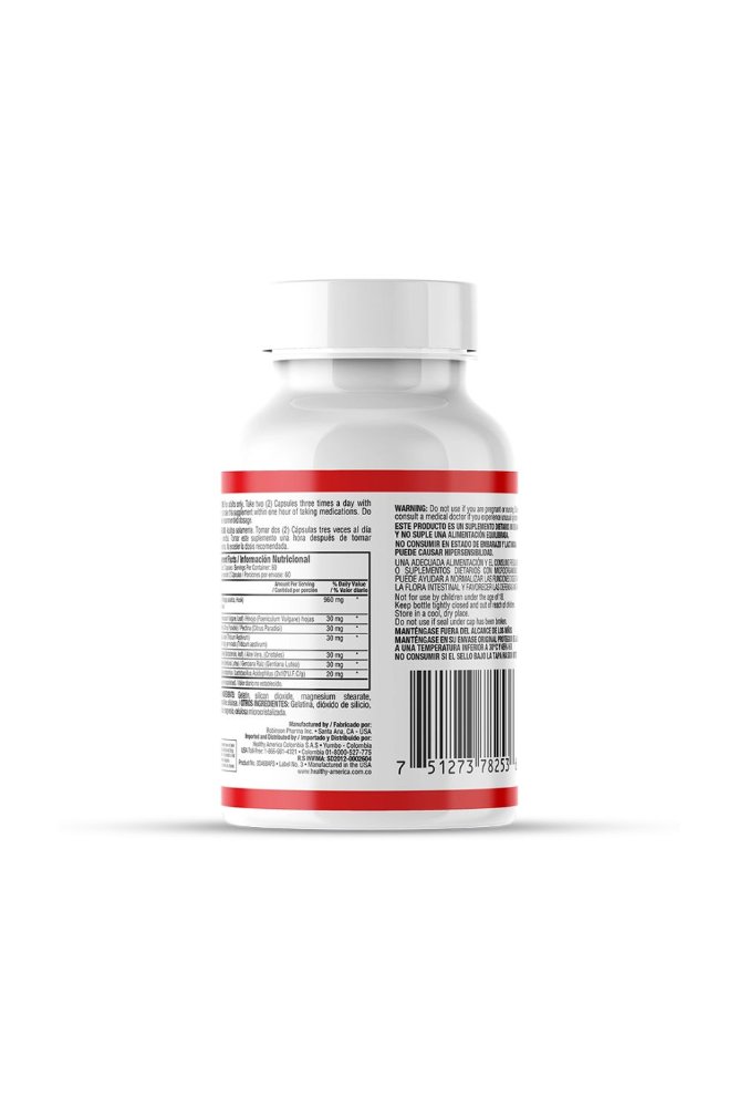 FIBAXIL 120 CAPSULES Healthy America - Imagen 2