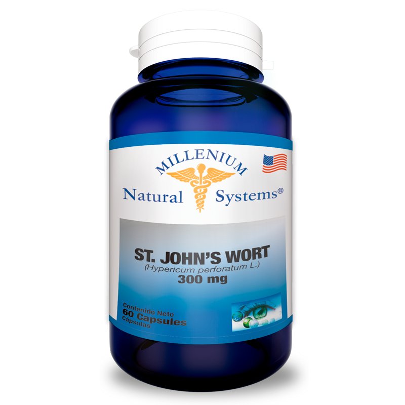 St. John`s Wort 300 mg x 60 Capsules Natural Systems