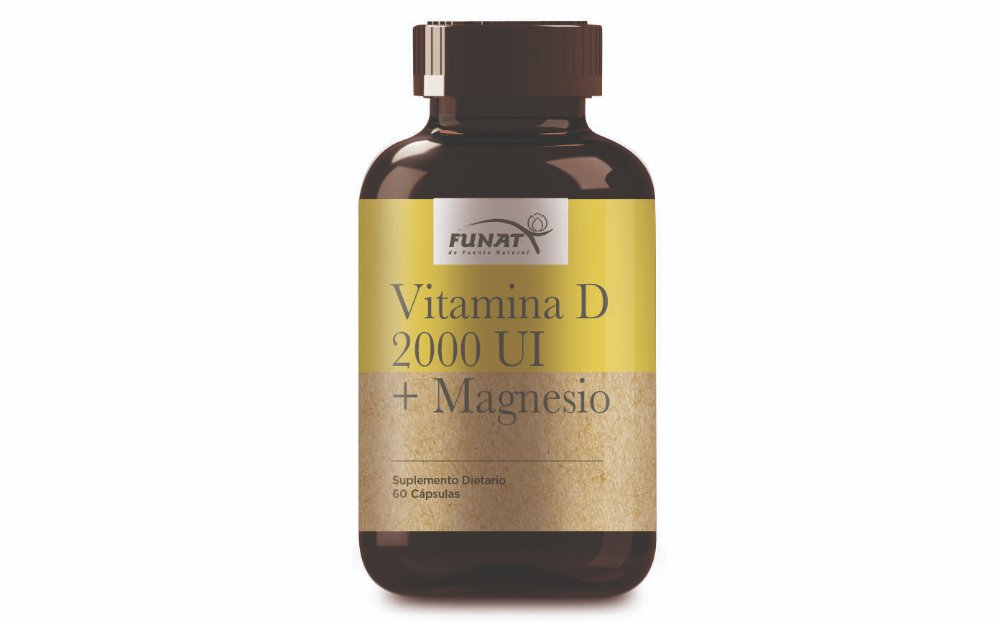 Vitamina D + magnesio x60 caps FUNAT