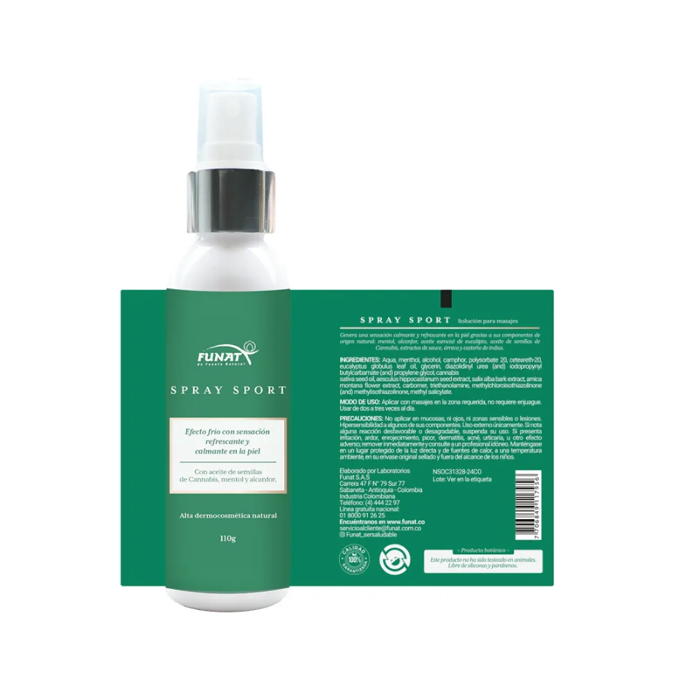 Spray sport 110 g FUNAT - Imagen 2