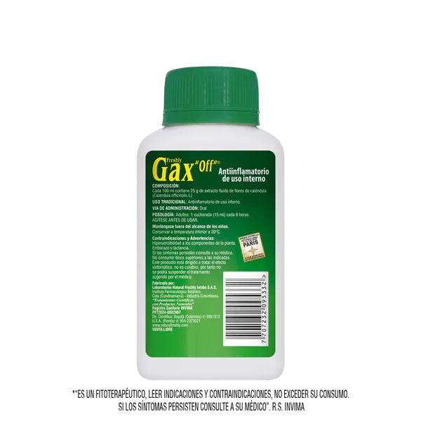 Gax Off Suspension X 180 ml NATURAL FRESHLY - Imagen 2