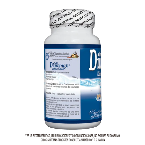DIUREMAX FCO X 50 CAPSULAS NATURAL FRESHLY - Imagen 2