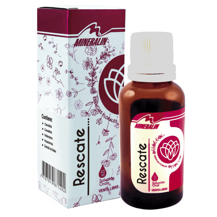 RESCATE – EMERGENCIA *30 ML MINERALIN