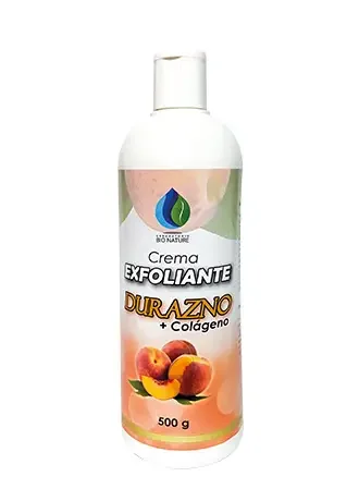Crema Exfoliante Durazno + Colágeno 500ml BIO NATURE