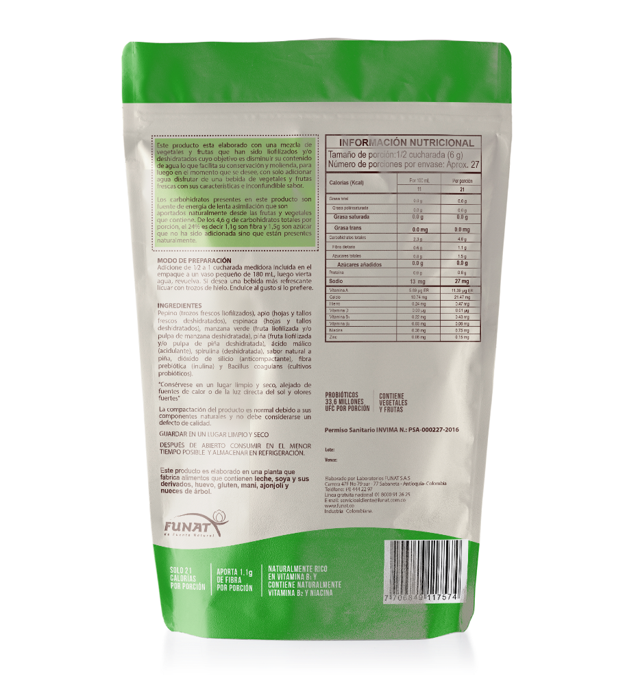 Elixir verde 165 g FUNAT - Imagen 2
