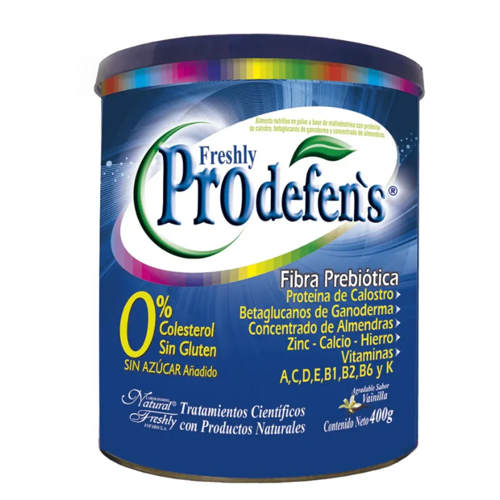 ALIMENTO CON PROTEINA DE CALOSTRO Y VITAMINAS X 400G PRODEFENSE NATURAL FRESHLY