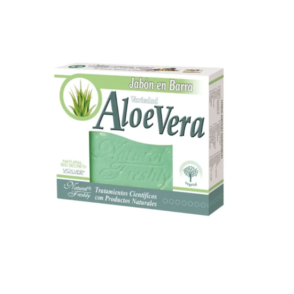 JABON DE ALOE VERA EN BARRA X 90 GR. NATURAL FRESHLY