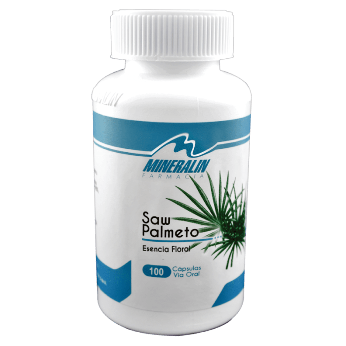 ESENCIA FLORAL SAW PALMETO * 100 CAPSULAS MINERALIN
