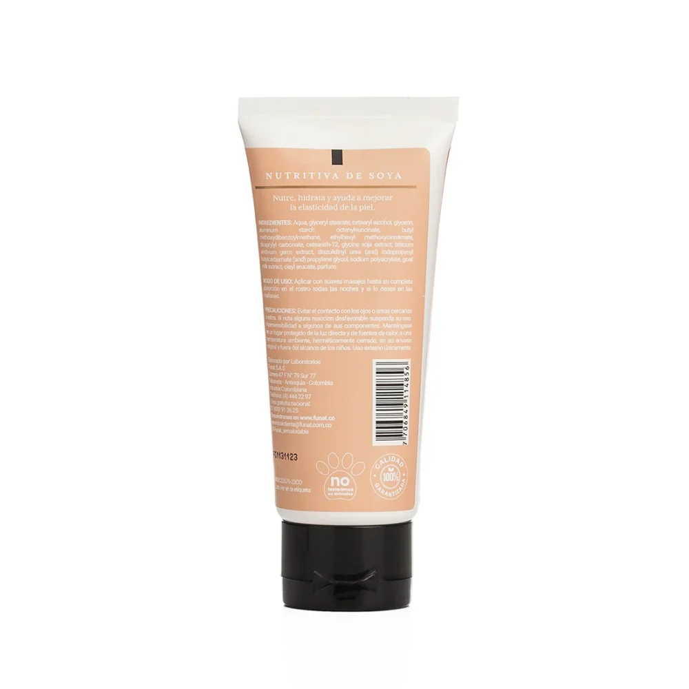 Crema nutritiva de soya + filtro solar 60 g FUNAT - Imagen 2