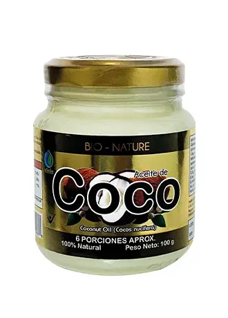Aceite de Coco Extra virgen 100ml BIO NATURE