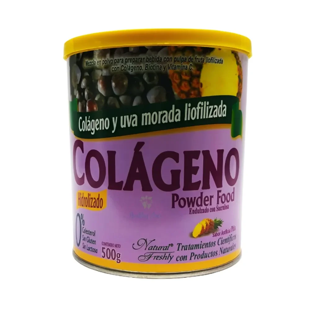 ALIMENTO EN POLVO CON COLAGENO HIDROLIZADO X 500 GR./ NATURAL FRESHLY