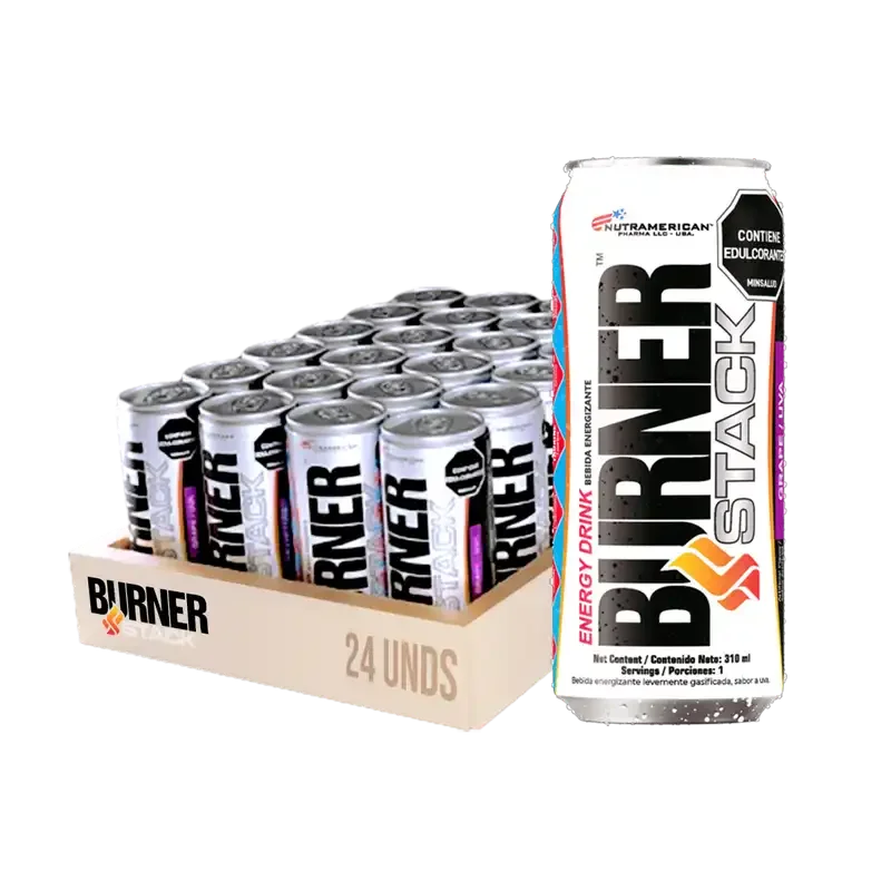 Burner Stack Lata - Paca de 24 Unidades NUTRAMERICAN