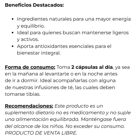 UNO A PLUS 60 Capsules IRENE MELO - Imagen 2