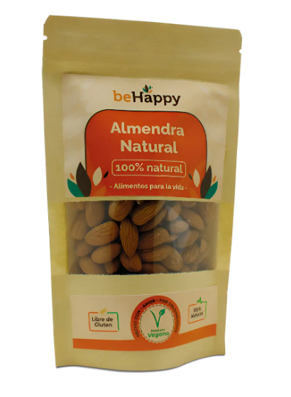 Almendra Natural 350g BEHAPPY