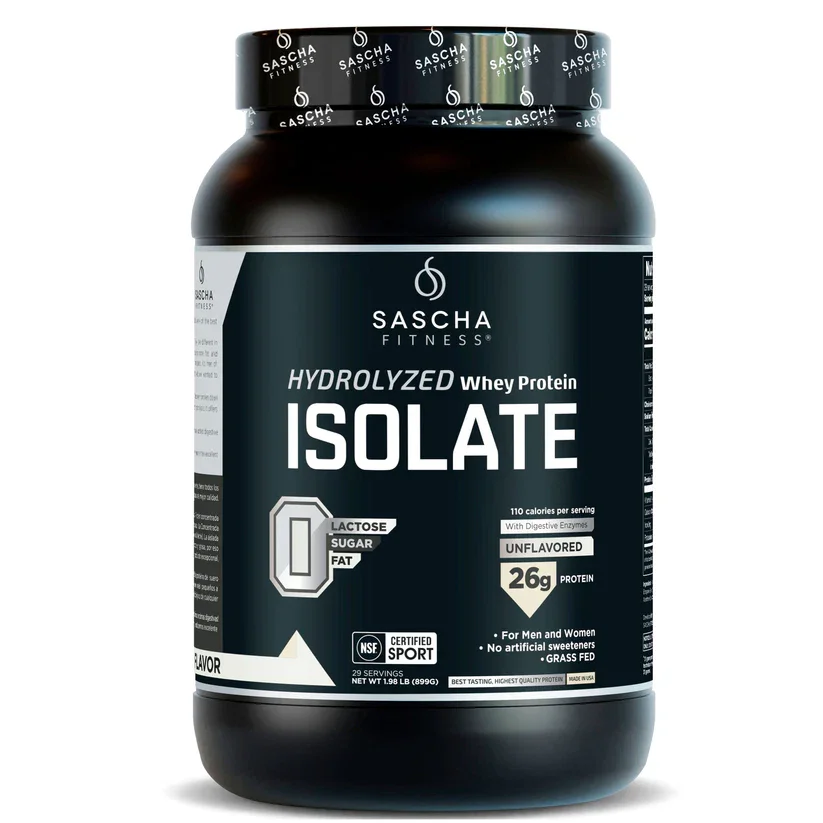 HYDROLYZED Whey Protein ISOLATE UNFLAVORED SASCHA