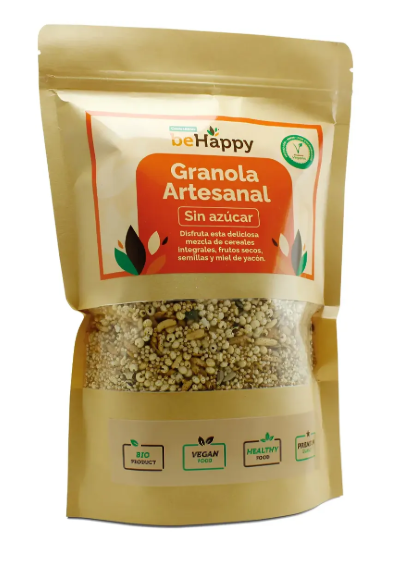 Granola Artesanal sin Azúcar 320g BEHAPPY