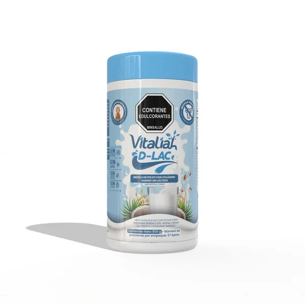Batido Vitaliah D-LAC Deslactosado con Colágeno Marino - 800 g VITALIAH