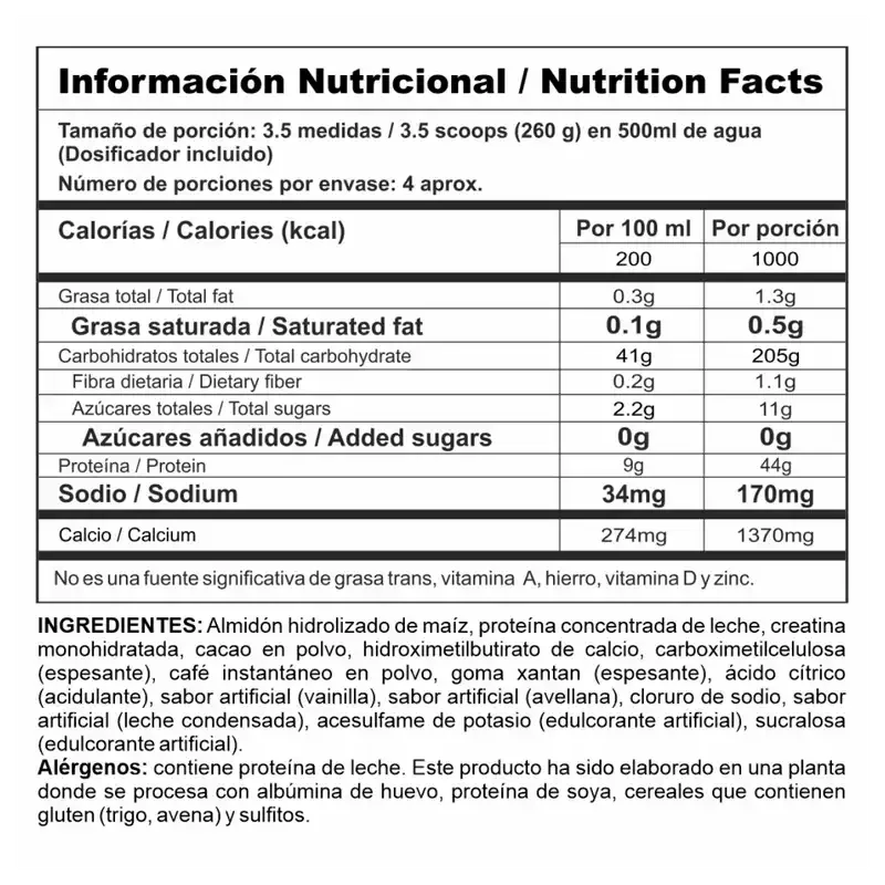 Megaplex Special Edition 2.4 lb – Proteína de suero de leche + Caseína + Creatina Monohidrato NUTRAMERICAN - Imagen 2