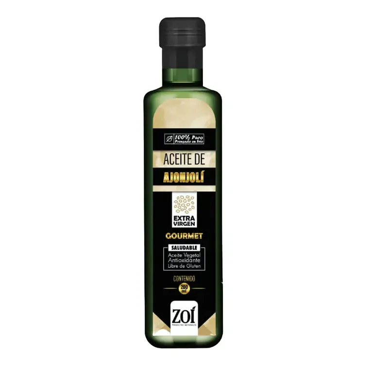 Aceite de Ajonjolí Extra Virgen 200 ml ZOI