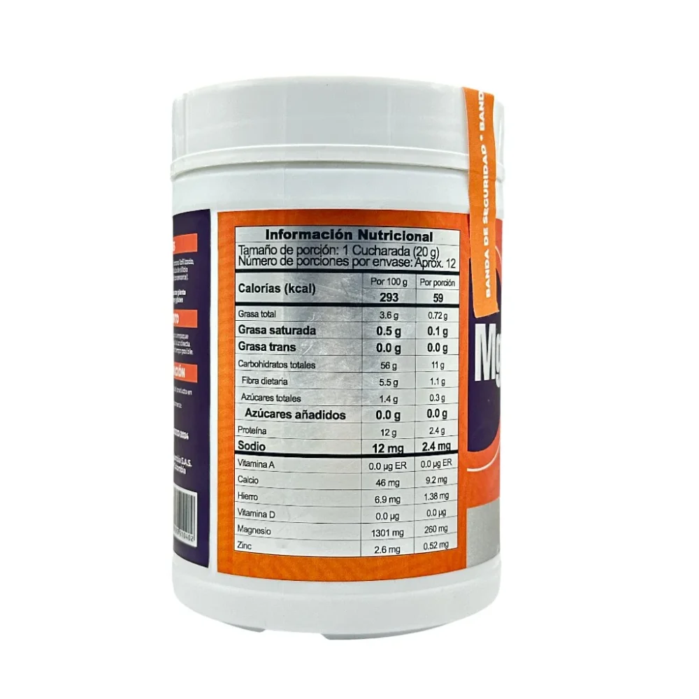 Citrato de Magnesio 250 g ZOI - Imagen 2