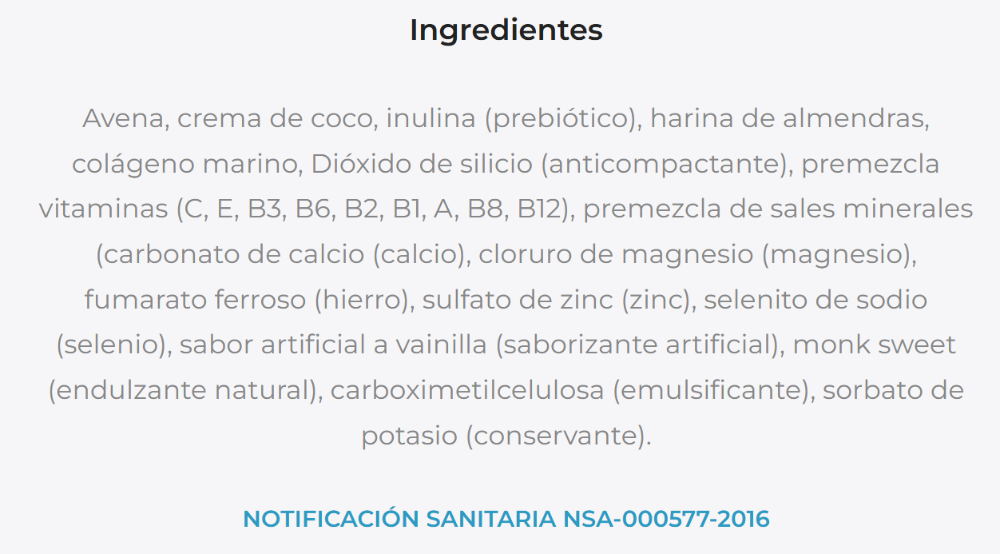 Batido Vitaliah D-LAC Deslactosado con Colágeno Marino - 800 g VITALIAH - Imagen 2